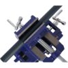 Heavy Duty 4" Cross Slide Vise, Drill Press Metal Milling X - Y, Blue Steel Benchtop Clamp - Blue - Image 6