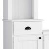 Minimalist - Entertainment Wall Unit Set With Bridge For TVs Up To 75", Ample Storage Space TV Stand With Adjustable Shelves - White - Image 17