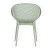 2 Piece Durable Single Chair With Mesh Hollow Out Design - Light Green - Image 7