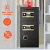Large Double Door Coin Operated Safe, Digital Security Safe With Fireproof And Waterproof Bag, 7.0 Cubic Feet Safe Box With Hidden Code Function For Home, Office And Hotel - Black - Image 14