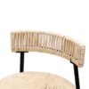 Boho Style Handwoven Paper Rope Counter Stools (Set of 2) - Creamy White - Image 11