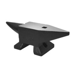 Heavy Duty Cast Steel Anvil, 22 Lbs Single Horn With Large Countertop, High Hardness For smithing - Black