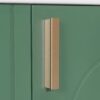 Classic Retro 24" Bathroom Vanity With Sink, Door Shelf, Side Open Storage Frame - Green - Image 20