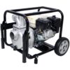 Honda - Gx160 Engine Water Pump 3" 264Gpm With Accessories Kit And Handle Wheel Kit - Black / Red - Image 8