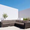 Ana - Outdoor Sectional Sofa With Cushions - Brown - Image 6