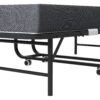 Twin Folding Bed With Memory Foam Mattress Portable Rollaway Bed Sturdy Metal Frame - Brushed Nickel - Image 21