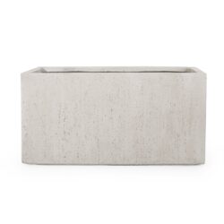Modern Outdoor Planter - White