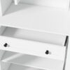 Freestanding Buffet With Hutch, Large Kitchen Pantry Storage Cabinet Cupboard With Pull Out Side Cabinet, Door Shelves And Drawer - White - Image 18