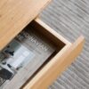Low Table, Coffee Table With Storage Shelf - Natural - Image 7