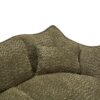 Comfortable Dual Beanbag Chair With High Resilience Foam Core For 2 People In - Olive Green - Image 24