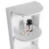 Bathroom Wall Mounted Storage Rack With Float Mounting Design, Durable Plywood - Glossy White - Image 15