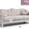 Hollywood - Sofa - Ivory - Image 5