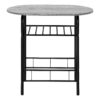 3 Pieces Dining Table Set, Small, Contemporary & Modern - Gray - Image 3
