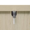 3 Drawer Buffet Sideboard With Adjustable Shelves, Storage Cabinet With Natural Seaweed Decor Doors For Living Room Kitchen Entryway - Natural - Image 21
