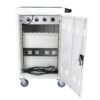 Mobile Charging Cart For Tablets Laptops 35 Device Capacity Matt Metal - Antique White - Image 9