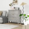 3 Drawer Storage Cabinet, 3 Drawer Modern Dresser, Chest Of Drawers Farmhouse For Entryway, Living Room, Bed Room - Light Gray - Image 27