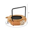 Monkey Children's Trampoline Happy Expression Outdoor / Indoor Dual Use, Foldable Iron Tube - Yellow / Black - Image 3