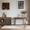Furniture Style Multi Use Cat Litter Box House With Storage - Walnut - Image 11