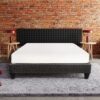 14" Queen Size Upholstered Platform Bed Base, Mattress Foundation - Dark Gray - Image 6