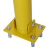 Round Steel Parking Bollard With Lock For Car Parking Protection And Home Garage Decor - Yellow - Image 4