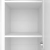 Hall Tree With Bench And 3 Hooks, Modern Entryway Storage Organizer Cabinet With 4 Doors, 1 Drawer And Adjustable Shelves For Hallway, Entryway, Living Room - White - Image 15