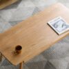 Low Table, Coffee Table With Storage Shelf - Natural - Image 5