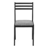 3 Piece Dining Table Set, Small, Drop Leaf, Contemporary & Modern - Gray - Image 8