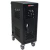 16 Bay Mobile School Charging Cart Station For Chromebook, Tablet And Laptop Computer With Power Strip Included - Black - Image 4