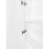 Multifunctional Tipping Bucket Shoe Cabinet With Storage Shelf & 6 Flip Drawers, Large Hall Tree With Tempered Glass Doors, Foyer Cabinet With 4 Hooks For Hallway - White - Image 19