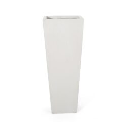 Cast Planter Magnesium Oxide - Matte White