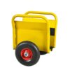 Heavy Duty Panel Dolly, Slab Dolly With 2 Nice Handles, 10" Solid Rubber Tires, Super Weight Capacity 1000 Lbs, All Terrain Movement For Heavy Drywall Sheet & Door Material - Yellow - Image 7