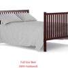 Crib 5 In 1 Convertible, Converts From Baby Crib To Toddler Bed, Fits Standard Full Size Crib Mattress - Cherry - Image 9