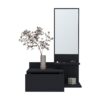 Lowell - Floating Hallway Cabinet, Space Saving Design - Black - Image 3