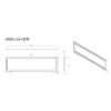 Adelaide - Queen Bed With LED - Black - Image 6