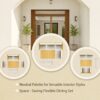 Farmhouse Solid Wood Dining Nook Set For 6, Space Saving High Top Corner Table With Bench & Chairs - Natural / White - Image 7