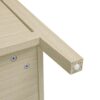 Hollowed Out Cabinet With 2 Door 3 Drawers, American Furniture, Suitable For Bedroom, Living Room, Study - Natural - Image 22