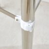 Simple Silver Stainless Steel Folding Table Frame Multifunctional Space Saving Design.Separate Folding Table Legs That Can Be Paired With Various Sizes And Styles Of Tabletops - Silver - Image 13