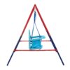 Xiunan Leisure - 2 In 1 Baby Swing Set Safe Playground Accessory - Blue / Red - Image 9