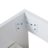 Modern Floating Bathroom Vanity With Dual Resin Sink, Soft Close Drawers - White - Image 20
