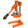 Commercial Grade Cast Iron Citrus Juicer, Heavy Duty Manual Hand Press For Fresh Orange Juice - Orange - Image 6