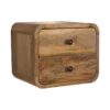 Mini Curve Floating Bedside - Oak - Image 8