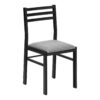 3 Piece Dining Table Set, Small, Drop Leaf, Contemporary & Modern - Gray - Image 6