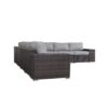 Premium Outdoor Lounge Set With Cushions - Gray Mix - Image 8