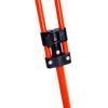 Rolling Garden Scooter Cart With 360 Swivel Seat, Tool Tray, Frame - Red - Image 9