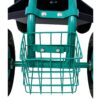Rolling Garden Scooter Cart Seat With Wheels, 360 Swivel, Tool Tray, Steel Frame - Green - Image 6
