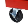 Rolling Metal Tool Chest With 4 Drawers, 20" Steel Storage Cabinet With Ball Bearing Slides - Red / Black - Image 15
