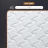10" King Plush Hybrid Mattresses With Memory Foam, Individual Pocket Spring Motion Isolation Edge Support - White / Black - Image 6