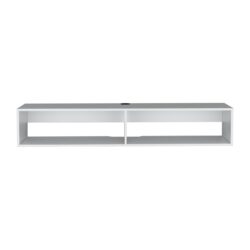 Moore - Floating TV Stand For Living Room With Modern Design - White