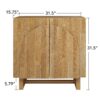 2 Door Cabinet, Suitable For Bedroom - Natural - Image 3
