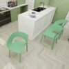 1 Piece Designed Single Chair, UV Resistant, Waterproof And Wear Resistant - Haze Green - Image 9